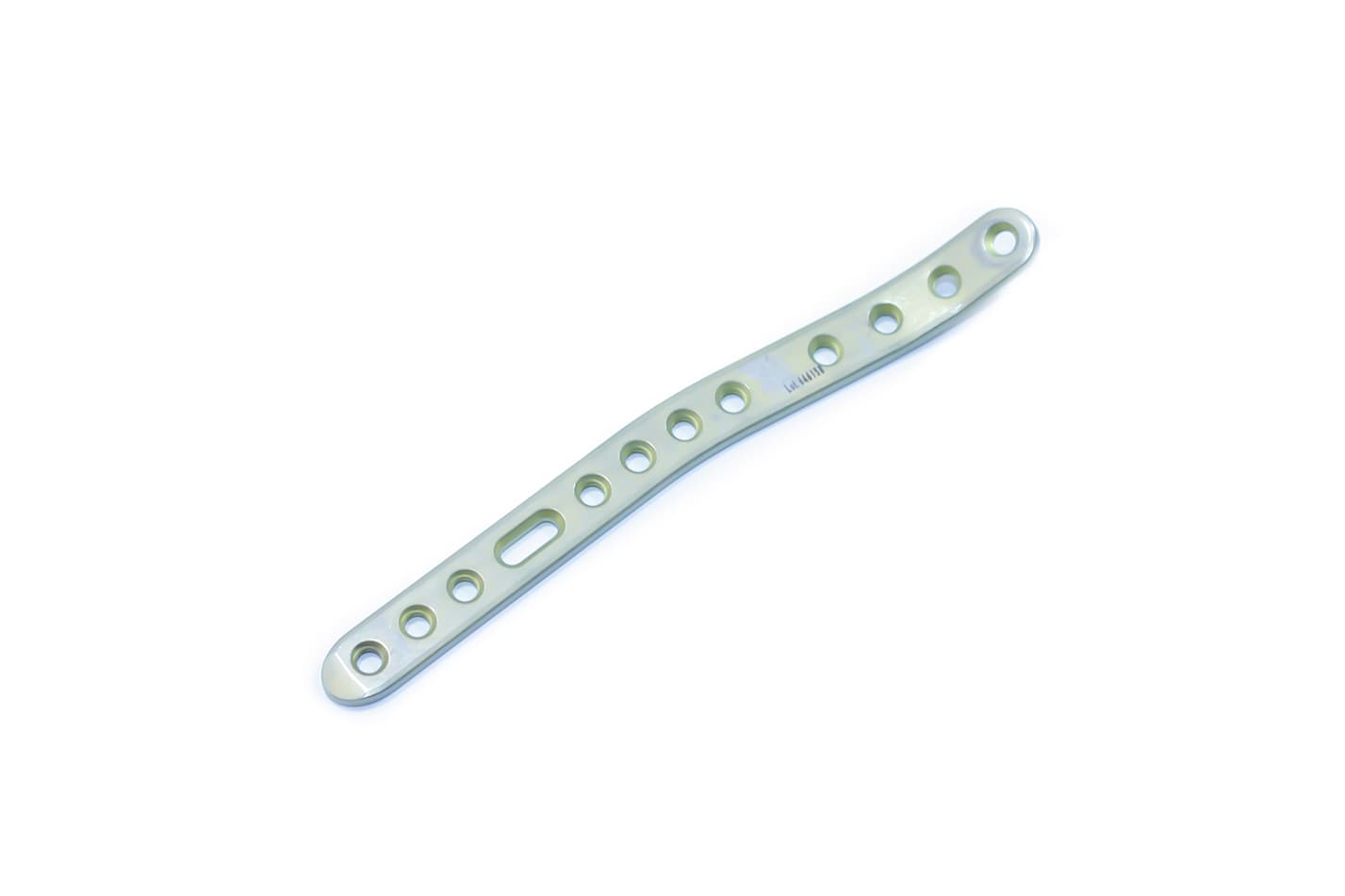 Placa bloqueada para húmero distal columna radial dorsal de titanio puro